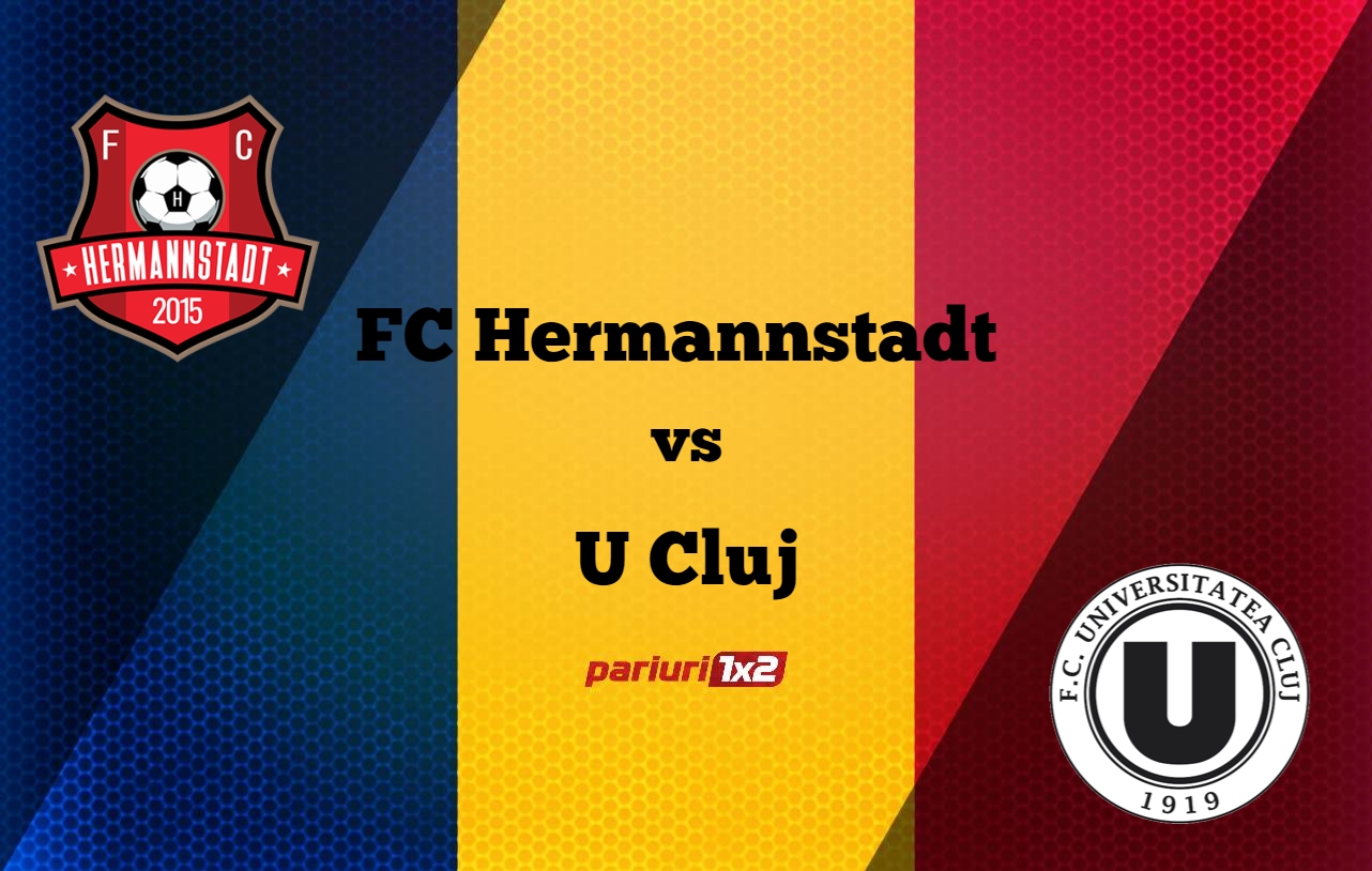 Pariuri fotbal: FC Hermannstadt – „U” Cluj » Derby sub semnul echilibrului  în epilogul rundei 18 din Liga 2 »» - Pariuri 1x2