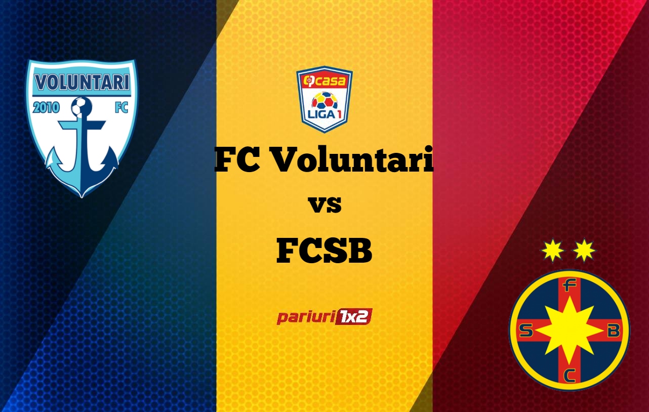 Pariuri fotbal: FC Voluntari – FCSB » „Roș-albaștrii”, obligați la victorie pentru a spera la titlu »»