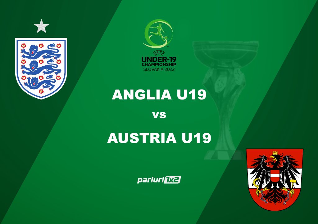 Pariuri fotbal: Anglia U19 – Austria U19: Start în competiție pentru a doua favorită la trofeu | Vezi cum pariem!