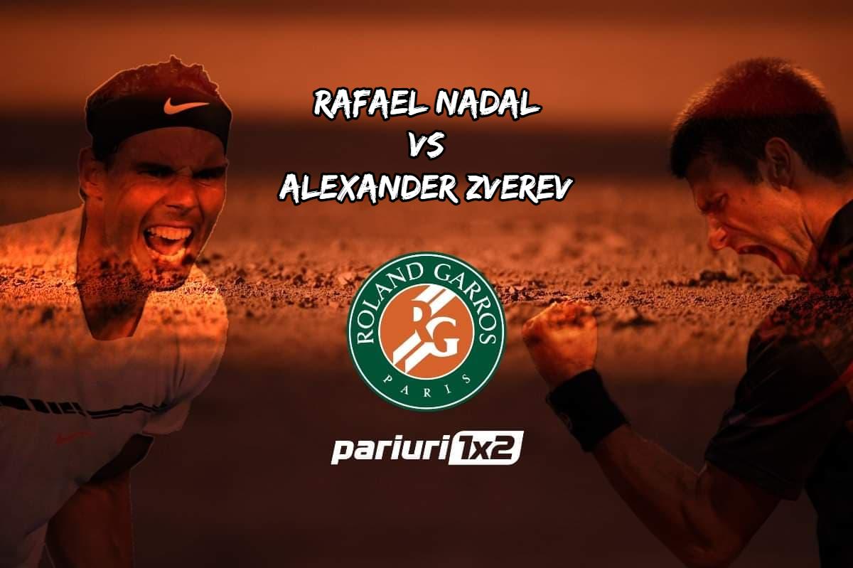 Ponturi tenis » Nadal – Zverev: Rafa este montat pentru a 14-a finala la Roland Garros!