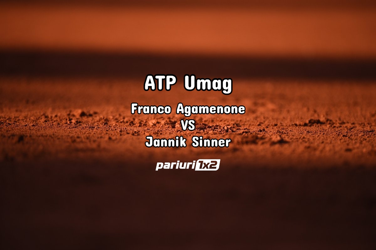 Pariuri tenis » Agamenone – Sinner: Duel italian, pentru un loc in finala de la Umag!