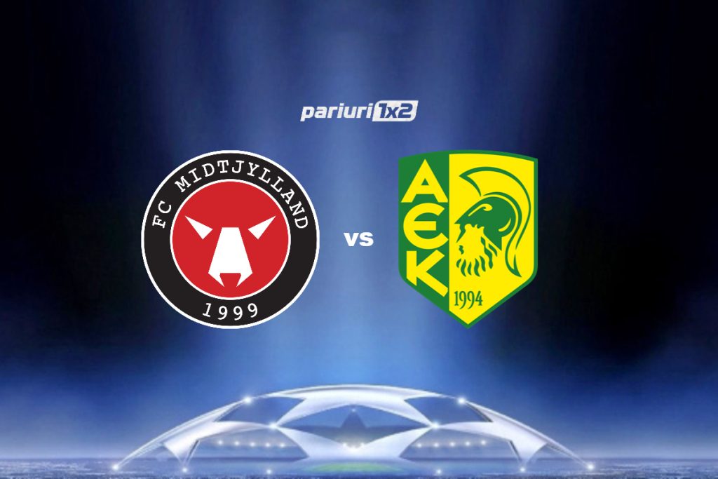 Pariuri fotbal: Midtjylland – AEK Larnaca: Danezii au prima șansă la calificare | Vezi cum pariem!