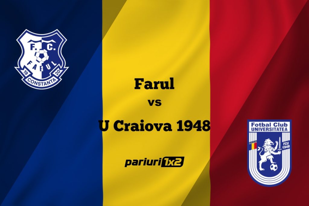 Pariuri fotbal: Farul – „U” Craiova 1948 » „Rechinii” au prima șansă în disputa cu „juveții” »»