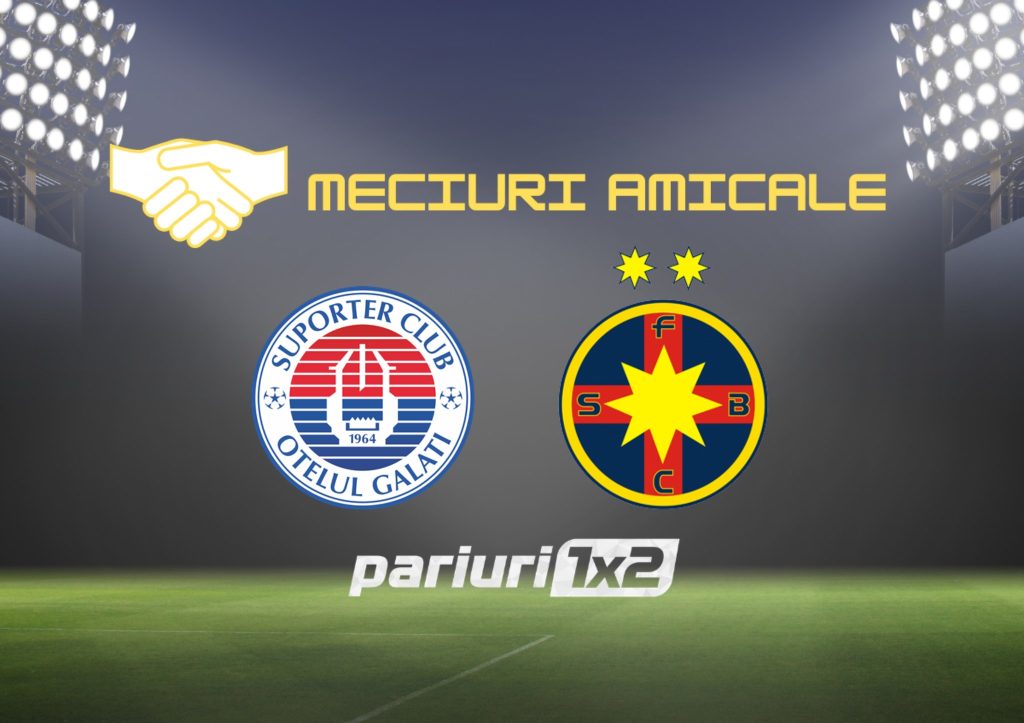 Pariuri fotbal: Oțelul Galați – FCSB » „Roș-albaștrii” susțin ultimul amical al verii »»