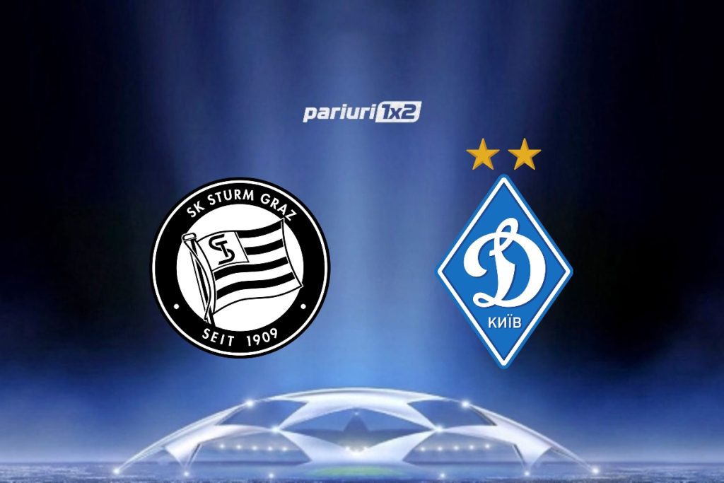Sturm Graz – Dinamo Kiev, Ponturi Pariuri Fotbal Liga Campionilor, 09.08.2022