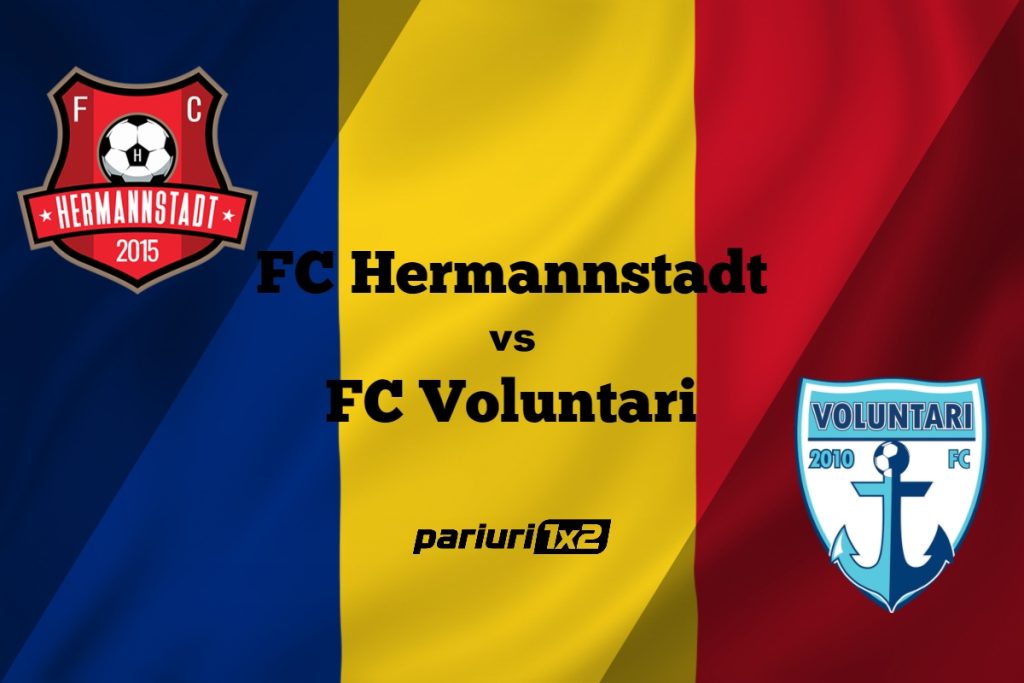 Pariuri fotbal: FC Hermannstadt – FC Voluntari » Pariem la cote de 1.64 și 2.19 »»