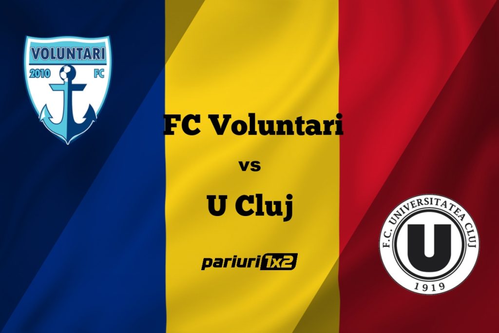 Pariuri fotbal: FC Voluntari – „U” Cluj » Debut pentru Neagoe pe banca „Șepcilor Roșii” »»