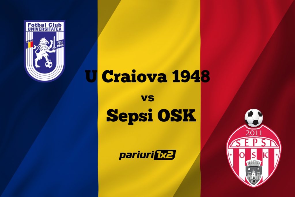 Pariuri fotbal: „U” Craiova 1948 – Sepsi OSK Sf. Gheorghe » Covăsnenii au făcut spectacol la ultima vizită în Oltenia »»