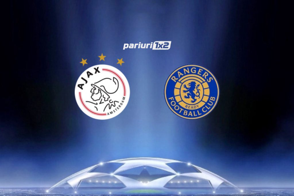 Ajax vs Rangers, Ponturi Pariuri Fotbal Liga Campionilor, 07.09.2022
