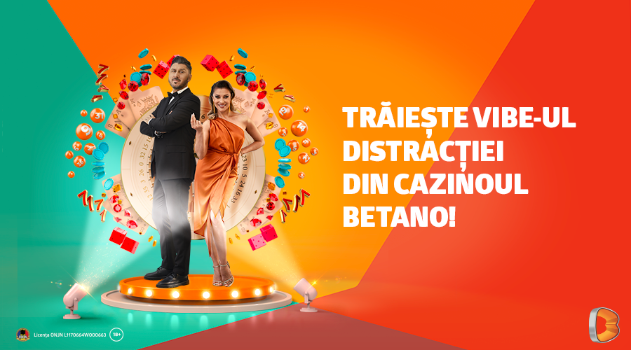 Trăiește vibe-ul distracției din Betano Casino, alături de Lora și Ciprian Marica!