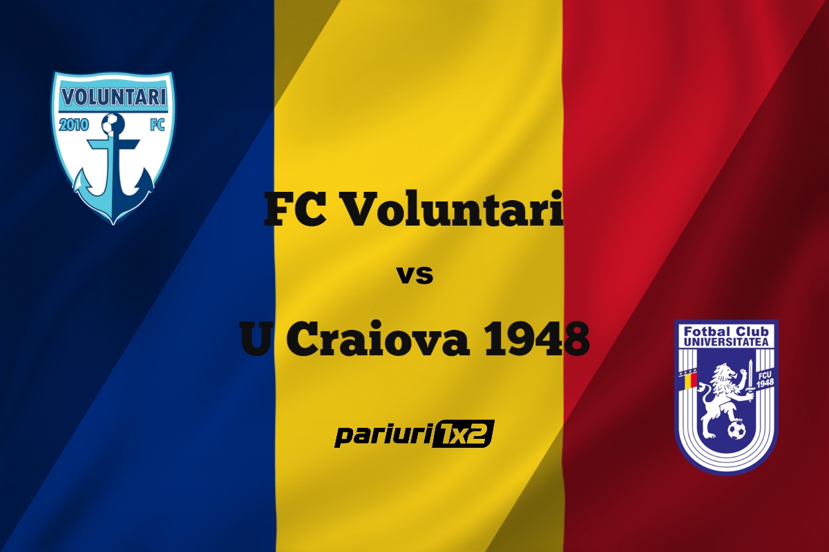Pariuri fotbal: FC Voluntari – „U” Craiova 1948 » Ilfovenii, fără victorie de șapte etape în SuperLigă »»
