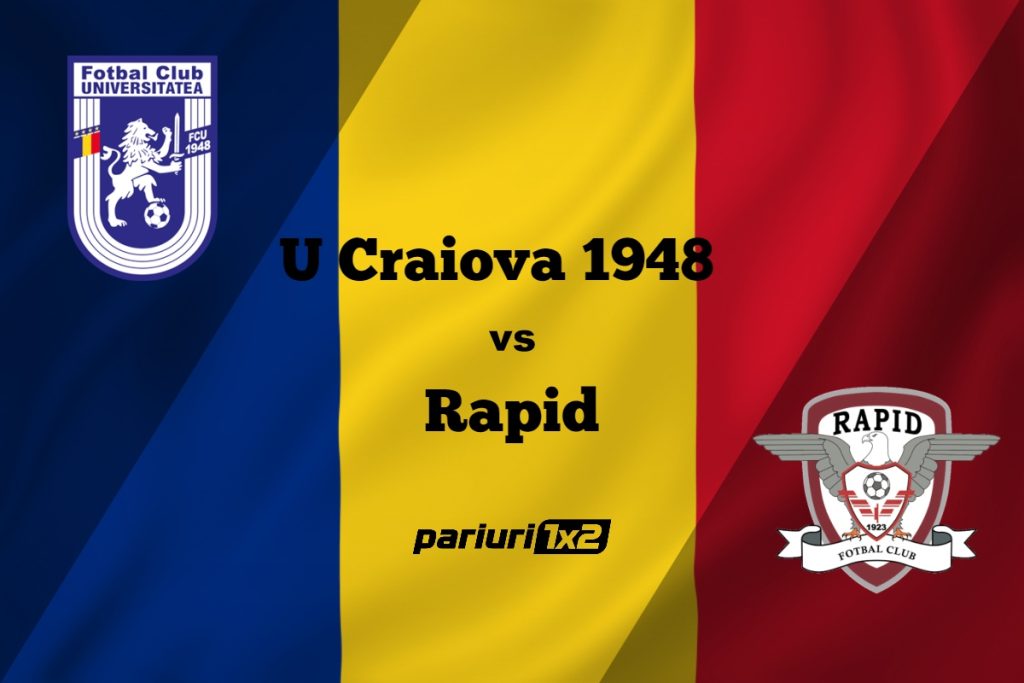 Pariuri fotbal: „U” Craiova 1948 – Rapid » Liderul vine la victorie la Tg. Jiu »»