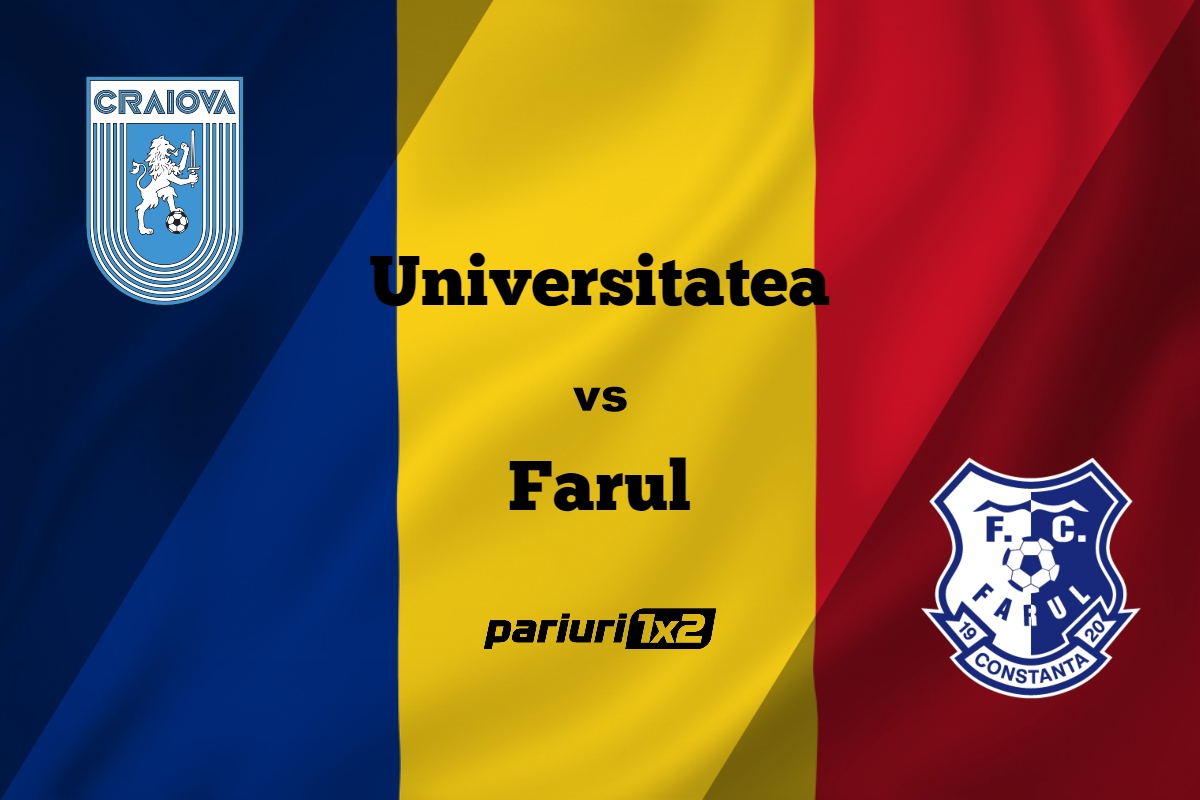 Pariuri fotbal: Universitatea Craiova – Farul » „Rechinii” sunt pe val în SuperLigă »»