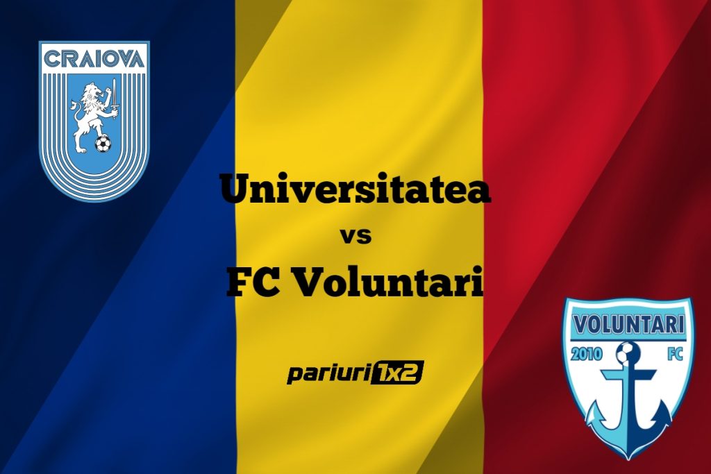 Pariuri fotbal: Universitatea Craiova – FC Voluntari » Oltenii nu iau în calcul decât victoria »»
