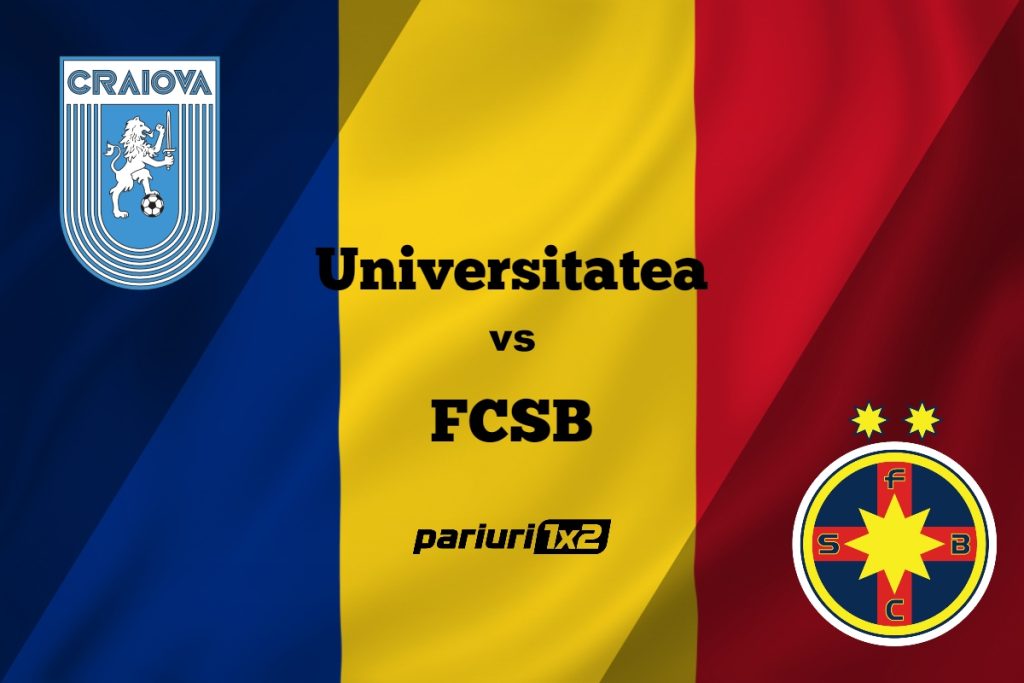 Pariuri fotbal: Universitatea – FCSB » Derby-ul din Bănie se pariază la cota 1.94 »»