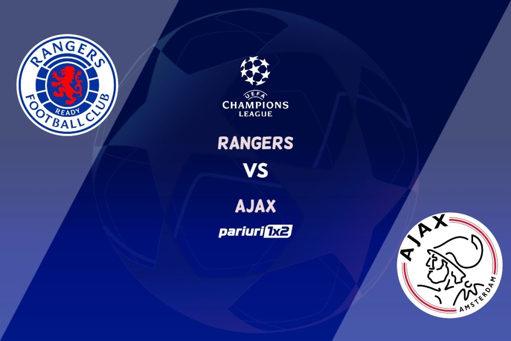 Pariuri fotbal: Glasgow Rangers – Ajax Amsterdam » Scoțienii au nevoie de o minune pentru a prinde primăvara europeană »»