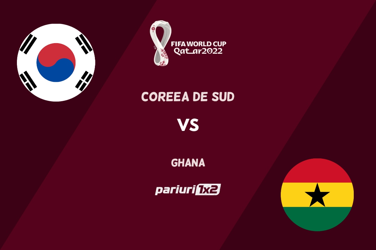 Coreea de Sud – Ghana » Ponturi Pariuri Fotbal Cupa Mondială, 28.11.2022 »»