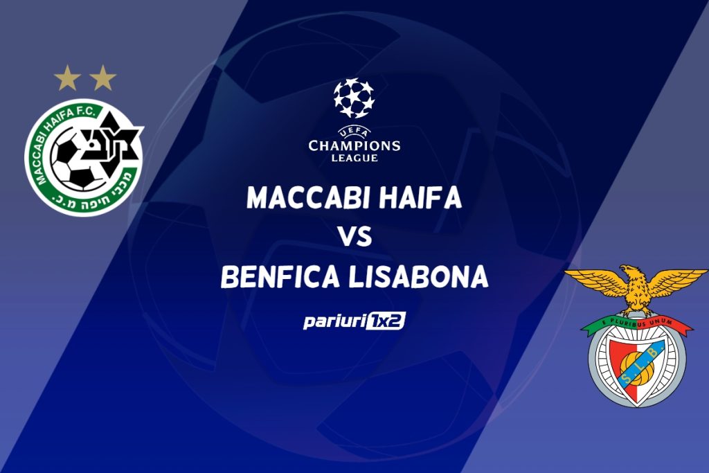Maccabi Haifa- Benfica Lisabona, Ponturi Pariuri Fotbal Liga Campionilor, 02.11.2022