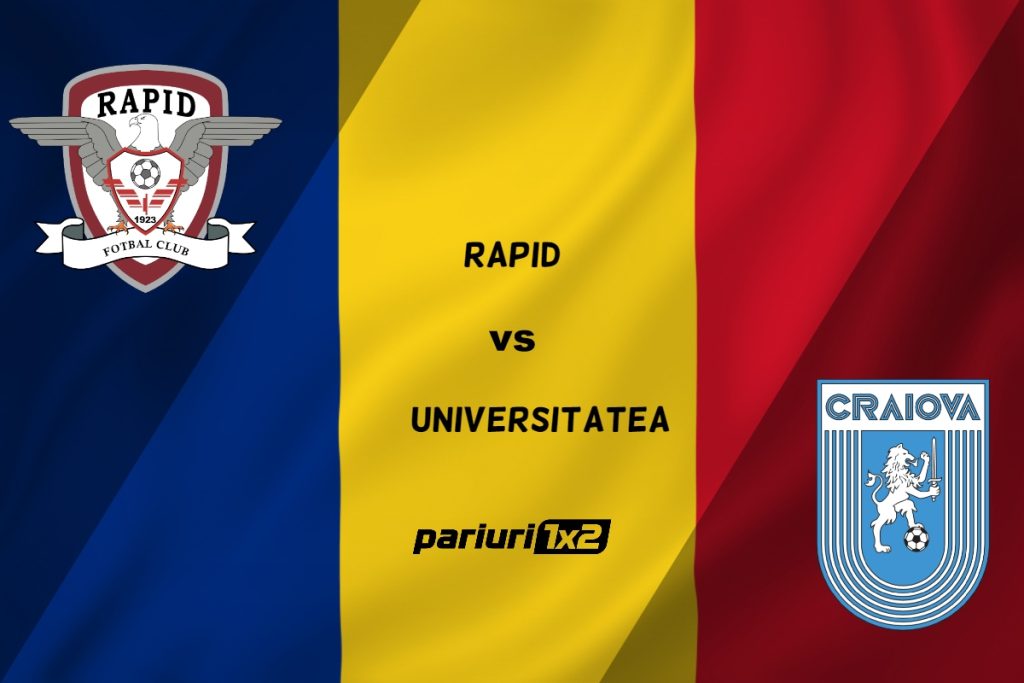 Rapid București – Universitatea Craiova  » Ponturi Pariuri Fotbal SuperLiga, 12.11.2022 »»