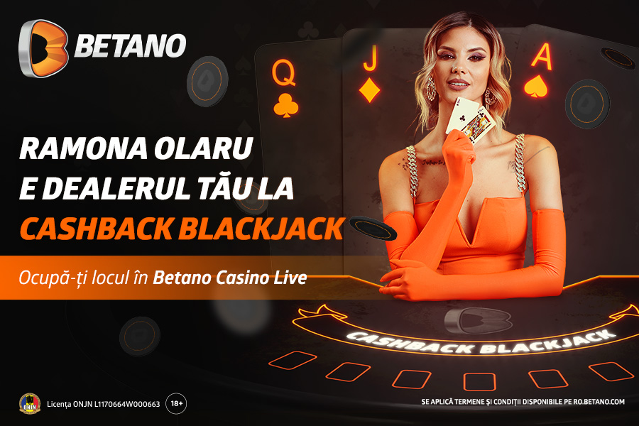 Ramona Olaru e dealerul tău de distracție și de cadouri în Betano Casino Live!