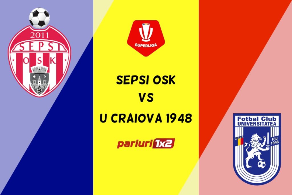 Sepsi OSK – „U” Craiova 1948 » Ponturi Pariuri Fotbal SuperLiga, 16.03.2023 »»