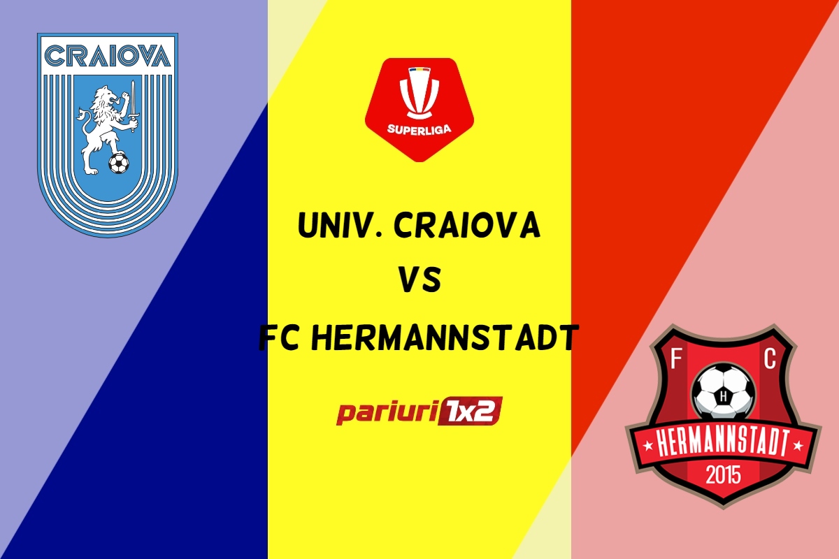 Univ. Craiova – FC Hermannstadt » Ponturi Pariuri Fotbal SuperLiga, 28.01.2023 »»