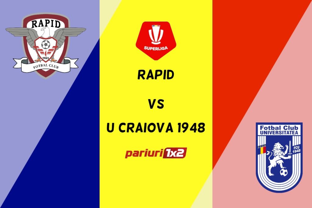 Rapid – „U” Craiova 1948 » Ponturi Pariuri Fotbal SuperLiga, 10.02.2023 »»