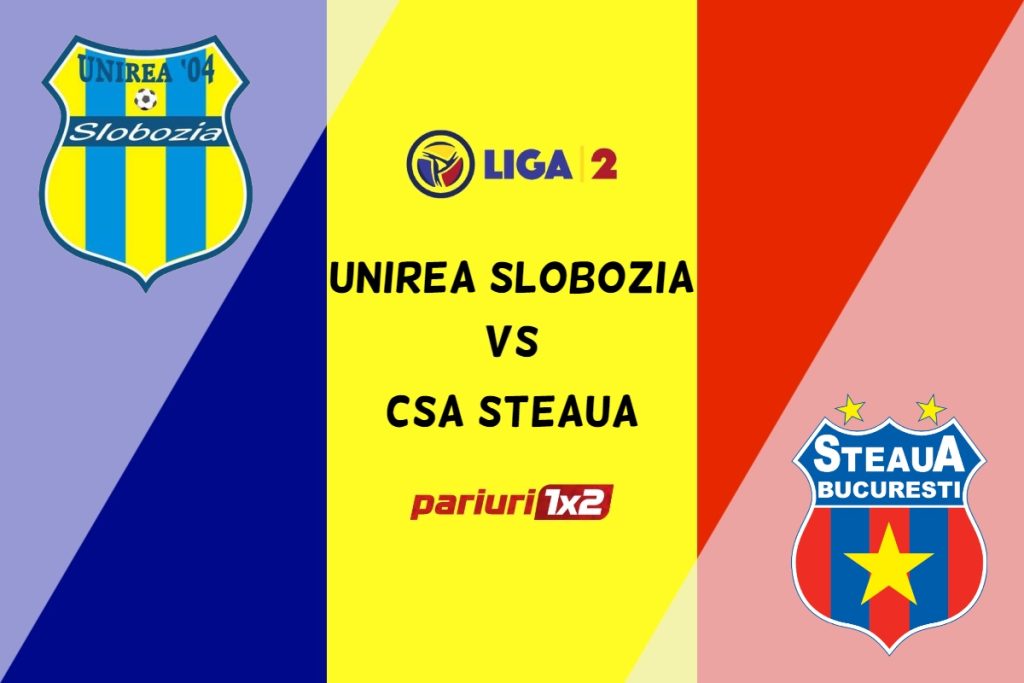 Unirea Slobozia – CSA Steaua » Ponturi Pariuri Fotbal Liga 2, 24.02.2023 »»
