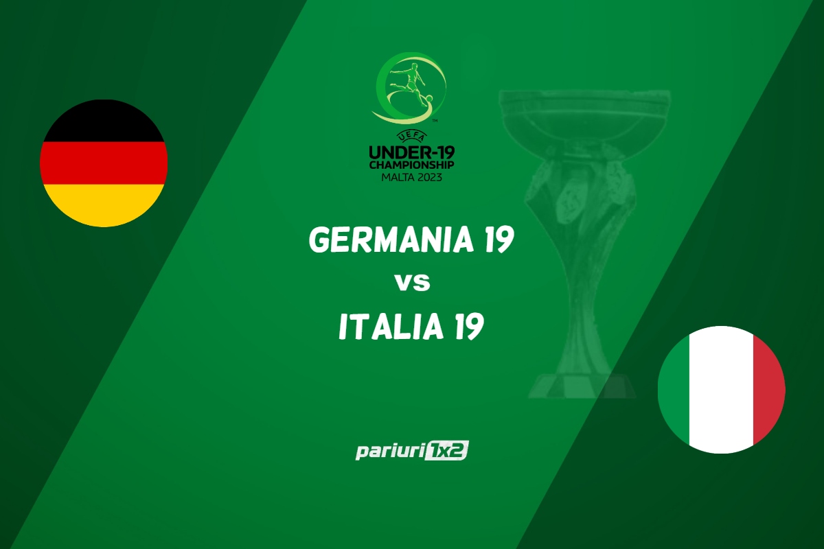 Germania U19 – Italia U19, Ponturi Pariuri Fotbal Turul de Elita U19, 22.03.2023