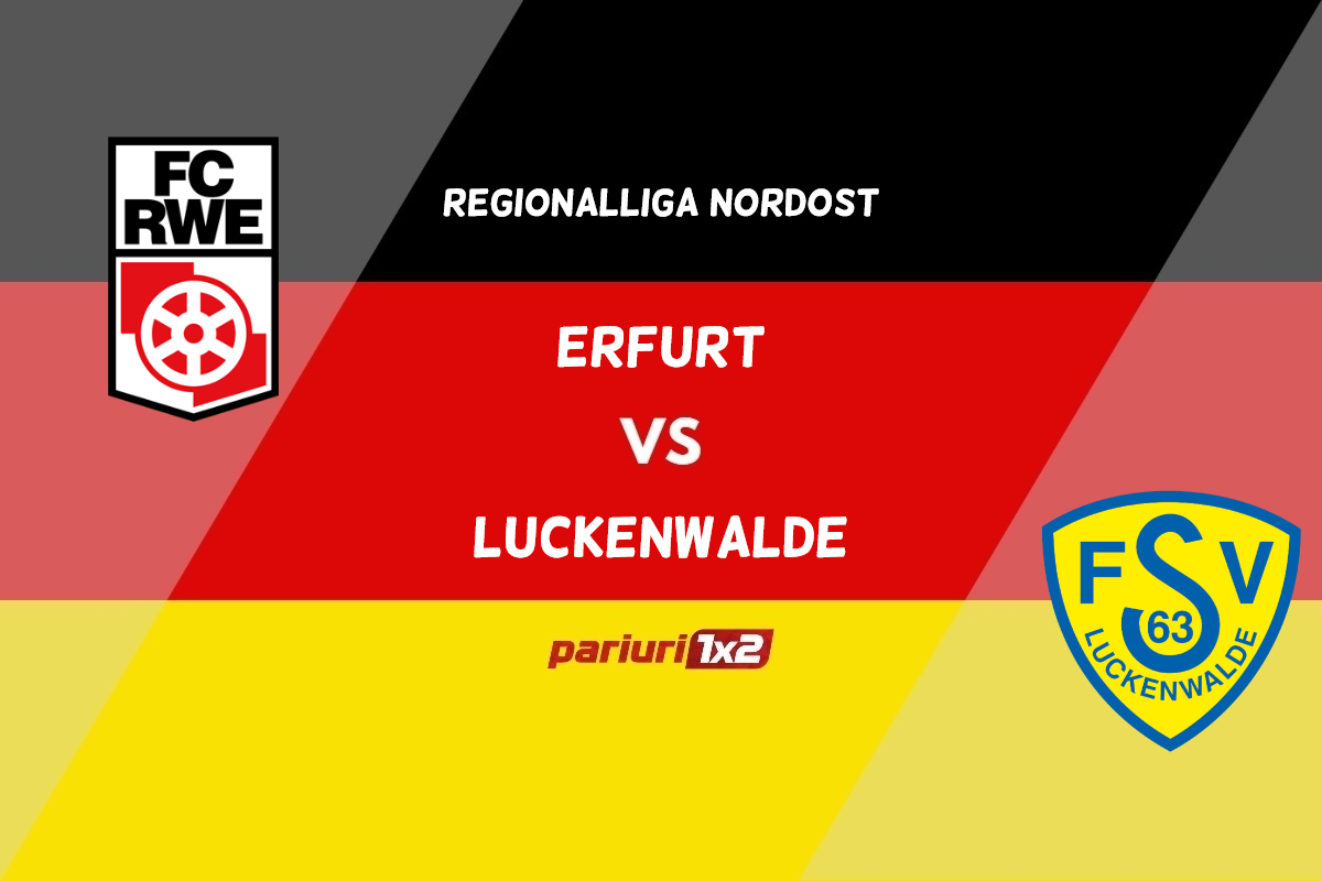 Erfurt – Luckenwalde, Ponturi Pariuri Fotbal Regionalliga Nordost, 28.03.2023