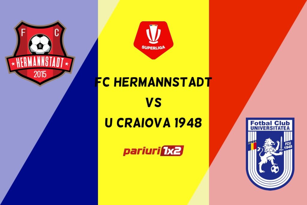FC Hermannstadt – „U” Craiova 1948 » Ponturi Pariuri Fotbal SuperLiga, 12.03.2023 »»