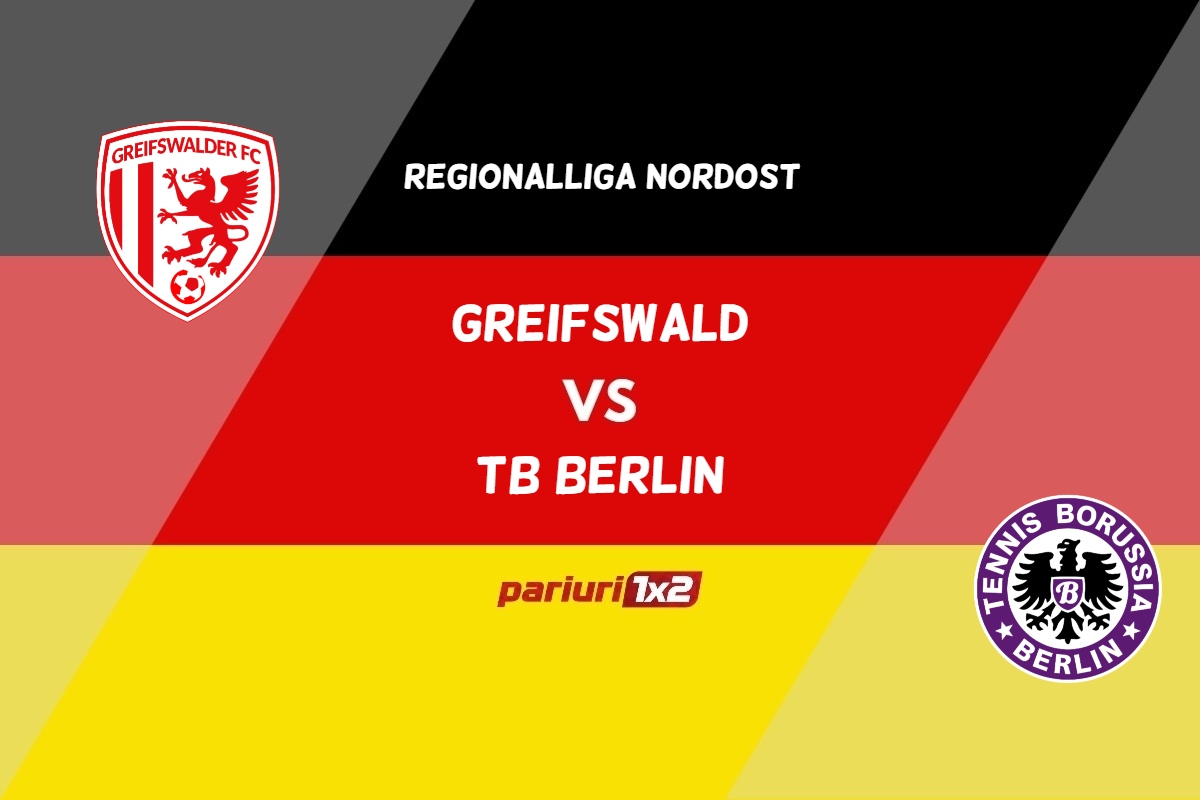 Greifswald – TB Berlin, Ponturi Pariuri Fotbal Regionalliga Nordost, 21.03.2023