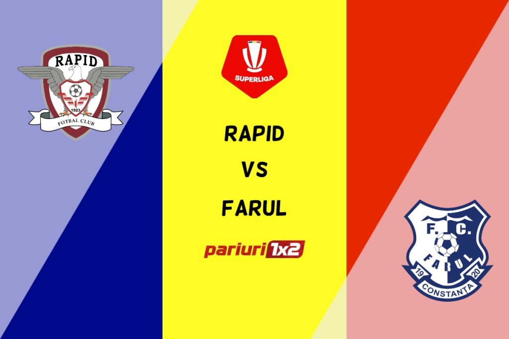 Rapid – Farul » Ponturi Pariuri Fotbal SuperLiga, 01.04.2023 »»