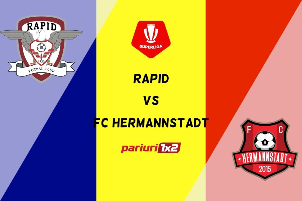 Rapid – FC Hermannstadt » Ponturi Pariuri Fotbal SuperLiga, 04.03.2023 »»