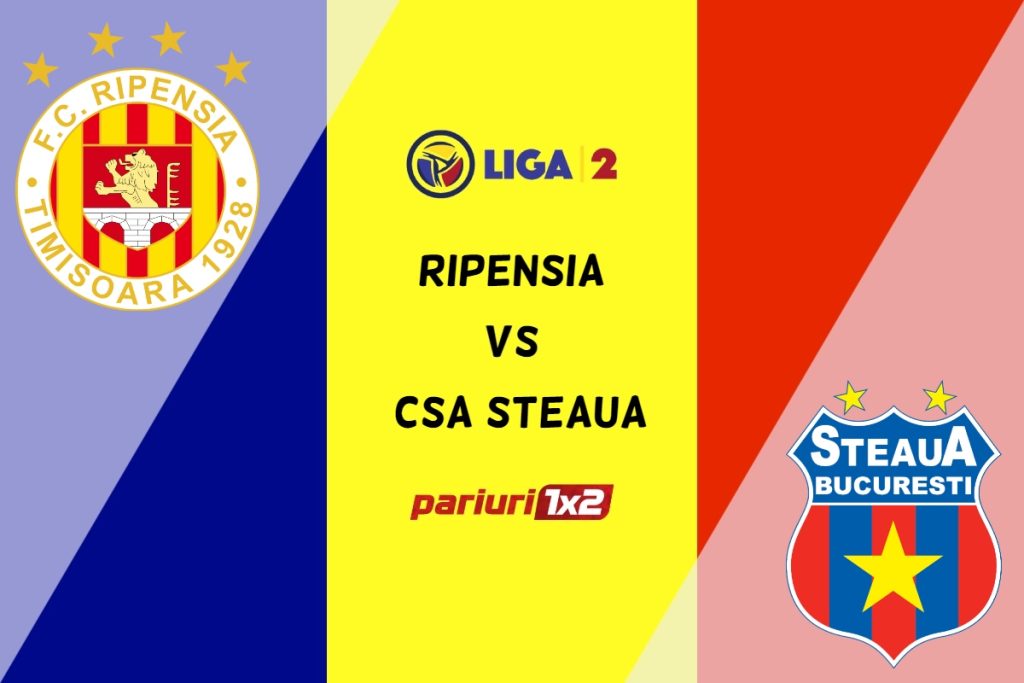 Ripensia Timișoara – CSA Steaua » Ponturi Pariuri Fotbal Liga 2, 12.03.2023 »»