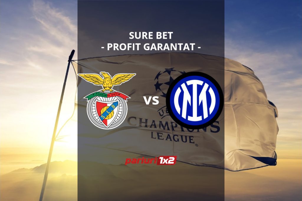 Benfica – Inter: Pariu sigur (sure-bet) »» Bani pe jos!