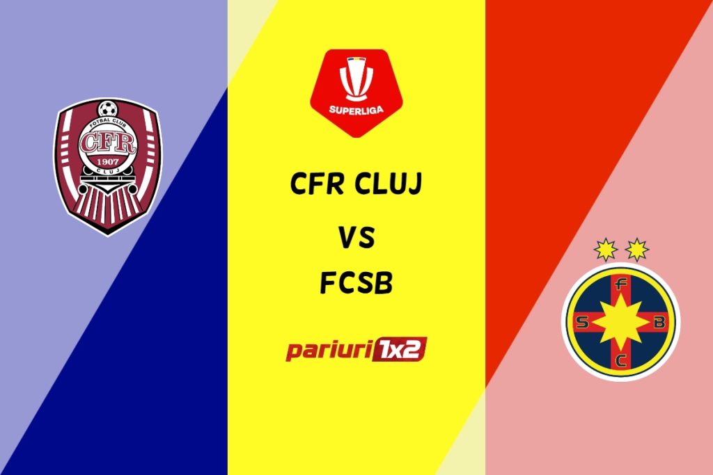 CFR Cluj – FCSB » Ponturi Pariuri Fotbal SuperLiga, 09.04.2023 »»