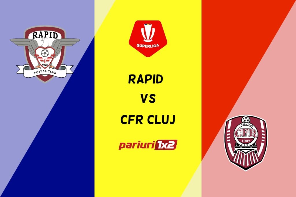 Rapid – CFR Cluj » Ponturi Pariuri Fotbal SuperLiga, 01.05.2023 »»