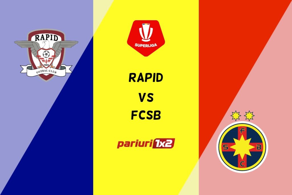 Rapid – FCSB » Ponturi Pariuri Fotbal SuperLiga, 23.04.2023 »»