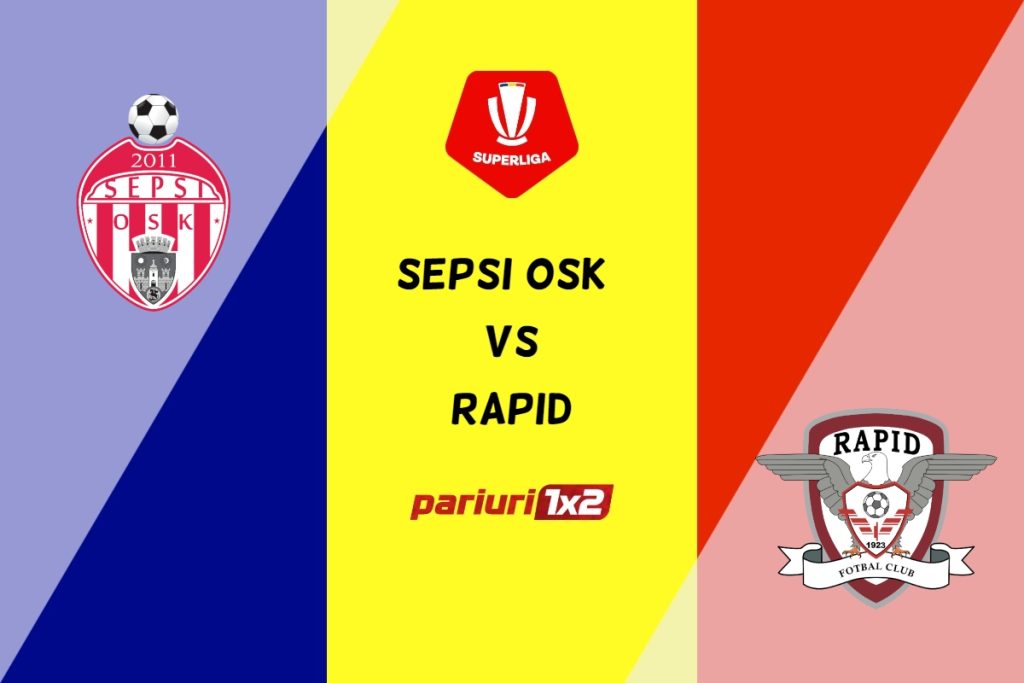 Sepsi OSK – Rapid » Ponturi Pariuri Fotbal SuperLiga, 10.04.2023 »»