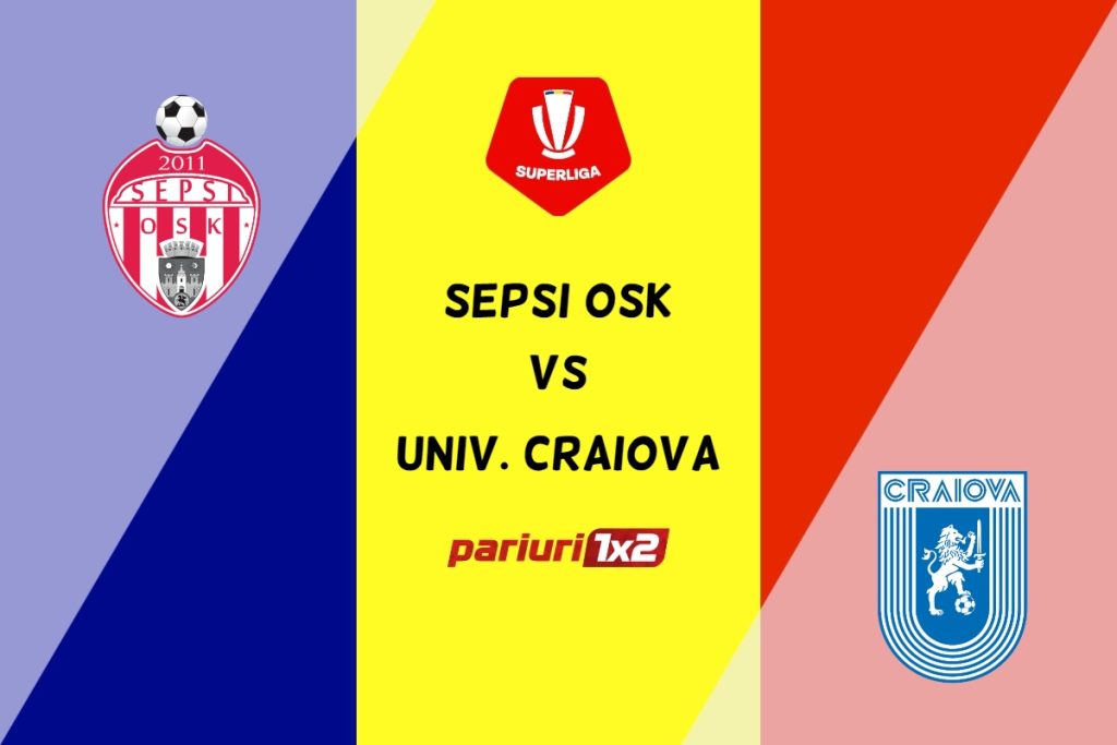 Sepsi OSK – Univ. Craiova » Ponturi Pariuri Fotbal SuperLiga, 21.04.2023 »»