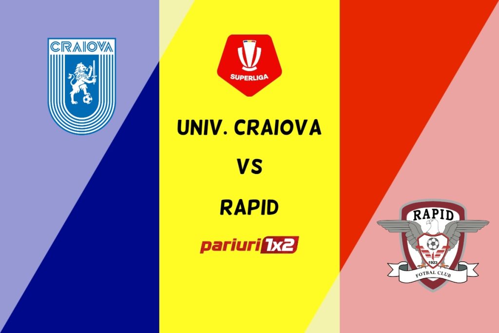 Univ. Craiova – Rapid » Ponturi Pariuri Fotbal SuperLiga, 16.04.2023 »»