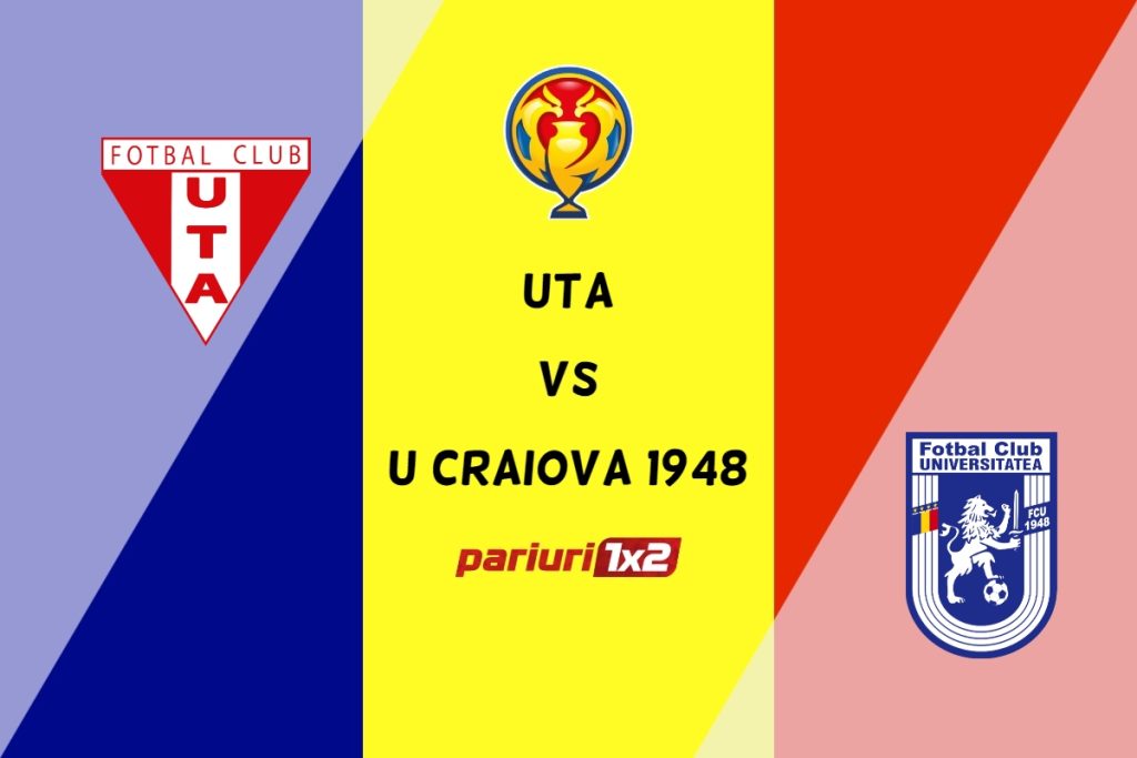 UTA – „U” Craiova 1948 » Ponturi Pariuri Fotbal Cupa României, 04.04.2023 »»