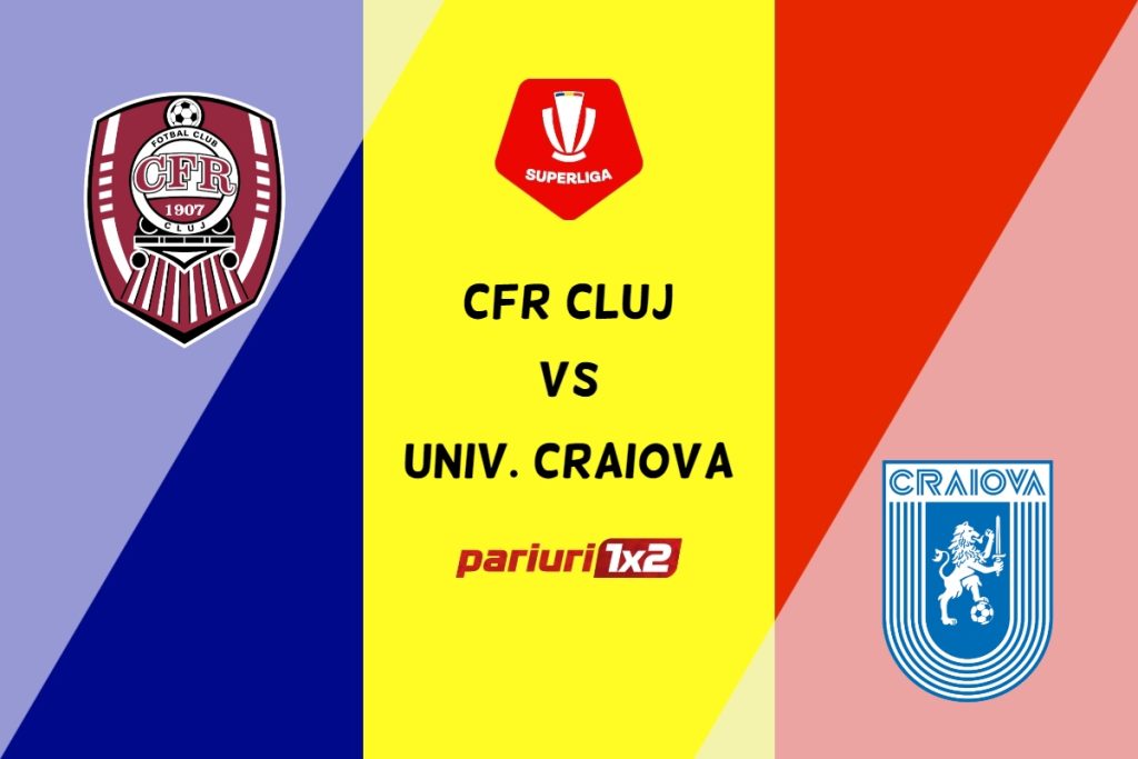 CFR Cluj – Univ. Craiova » Ponturi Pariuri Fotbal SuperLiga, 07.05.2023 »»