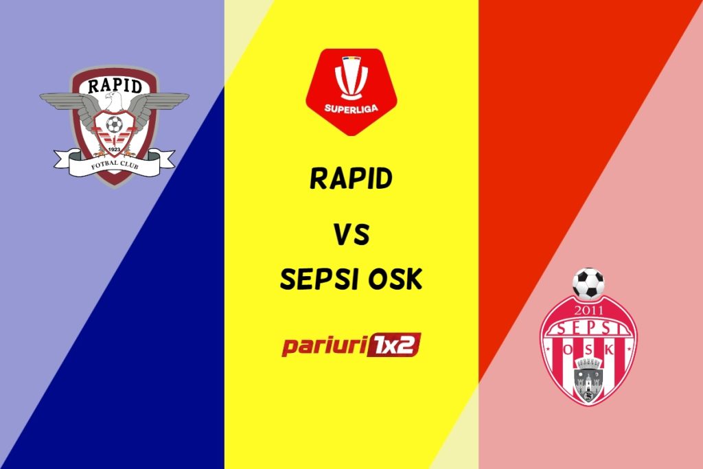 Rapid – Sepsi OSK » Ponturi Pariuri Fotbal SuperLiga, 12.05.2023 »»