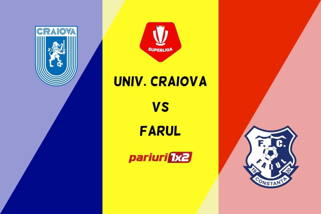 Univ. Craiova – Farul » Ponturi Pariuri Fotbal SuperLiga, 13.05.2023 »»