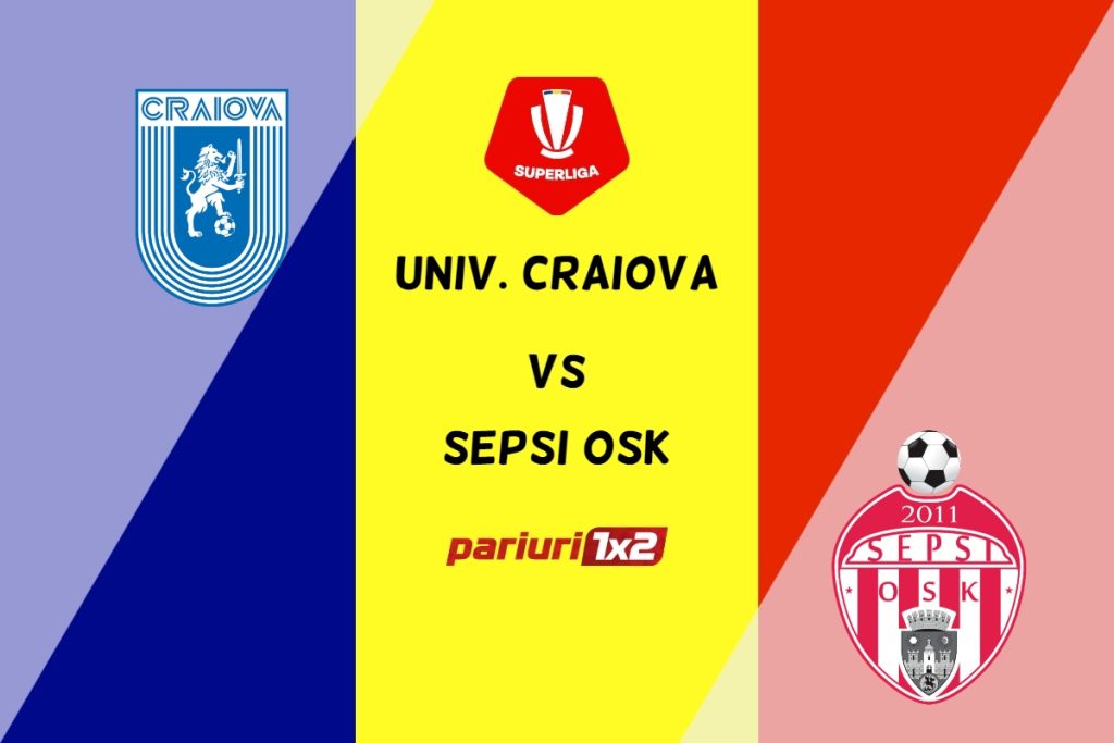 Univ. Craiova – Sepsi OSK » Ponturi Pariuri Fotbal SuperLiga, 28.05.2023 »»