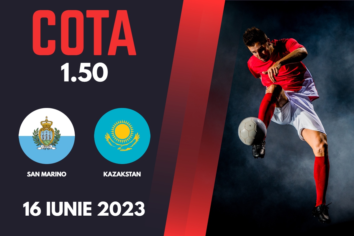 San Marino – Kazakhstan » Ponturi Pariuri Fotbal Preliminarii EURO 2024, 16.06.2023 »»