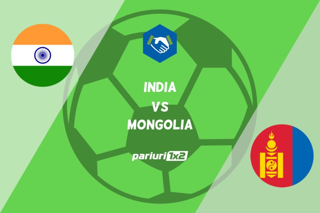 India – Mongolia, Ponturi Pariuri Fotbal Amicale Internationale, 09.06.2023