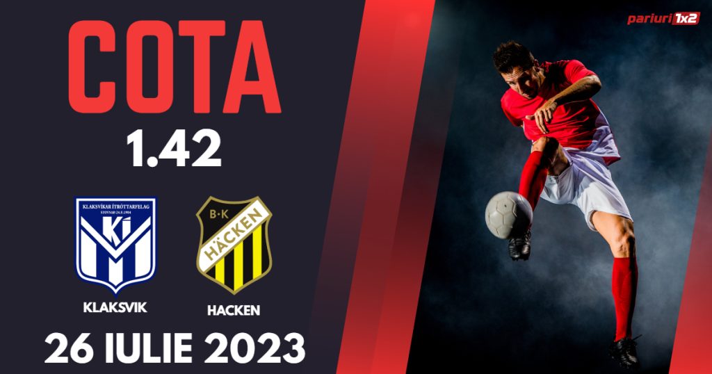 Klaksvik – Hacken, Ponturi Pariuri Fotbal Liga Campionilor, 26.07.2023